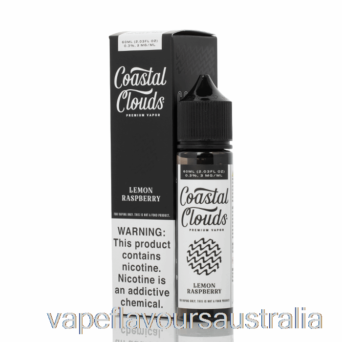 Vape Nicotine Australia Lemon Raspberry - Coastal Clouds Co. - 60mL 3mg